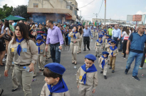  بالصور: الطوائف المسيحية والسرايا الكشفية تحتفل بعيد لد في كنيسة الخضر